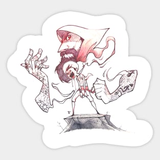 sinbad and the djinn Sticker